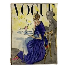 Vogue Magazine November 1, 1947 Fashion Finds by René Bouché picture