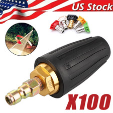 4.0GPM High Pressure Washer Rotating Turbo Nozzle Spray Tip 4000PSI 1/4