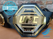 UFC Legacy Championship Title Belt Brass 2mm Gold Adult Size Replica Belt picture