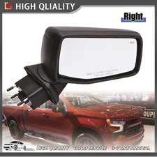 For 2019-25 Chevy Silverado 1500 3.0L 5.3L Right Mirror W/Camera W/BSD Heated US picture