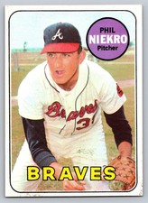 1969 Topps Phil Niekro #355 Braves picture