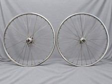 Mavic MA2 700C Wheelset 32H Sansin Hubs Wheelsmith Spokes Near NOS Vintage picture