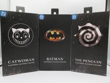 Bundle-NECA Batman 1989 and Returns Clothed Figures - Batman, Catwoman, Penguin picture