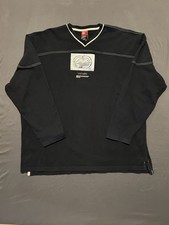 Vintage Ecko Unltd Shirt Mens 2XL XXL Black Holographic Patch Sweatshirt Y2K picture