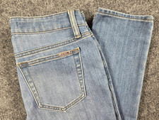 Joes Jeans Womens Curvy Skinny Crop Agnes Distressed Light Wash Jeans Size 27 picture