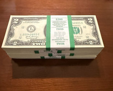 25 ($2 BILLS) TWO DOLLAR BILLS UNCIRCULATED SEQUENTIAL - Buy More Save More picture