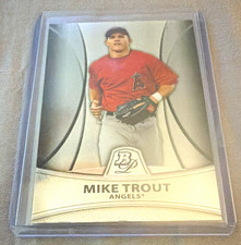 Topps 2010 Bowman Platinum Prospects Mike Trout #PP5 RC Insert Angels Card picture