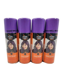 Hyde and EEK Boutique Spray on Temporary Purple Hair Color Lot Of 4 picture
