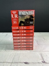 Maxell UR-90 Normal-Bias Cassette Tapes (108510) New Unopened | Choose Qty. picture