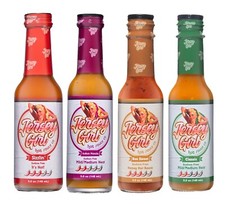 Jersey Girl Hot Sauce 4-Pack Classic Sizzlin Honey Masala Low Sodium All Natura picture