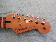 Fender Deluxe Stratocaster MIM Neck w/Fender Locking Tuners Roasted Maple  picture