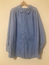 Roaman's Button Down Light Blue Long Sleeve Blouse  Size 4x picture