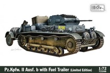 IBG Models 72166 1/72 Pz.Kpfw. II Ausf. B with Fuel Trailer LE - picture