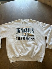 Vintage 90s St Ignatius Wildcats 1994 Ohio Football State Champ Sweatshirt XL picture