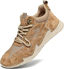 Men's Suede Mesh Lace Up Sneakers picture