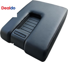 Center Console Armrest Lid for Toyota Tundra 2014 2020 Black Leather picture
