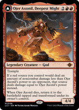 x1 Ojer Axonil, Deepest Might // Temple of Power LCI MTG 158 MYTHIC M/NM 1x picture