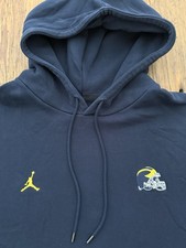 Nike Jordan Michigan Wolverines Football Player Issued  Hoodie Sweatshirt Sz XXL picture