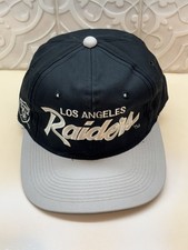 Vintage Sports Specialties “The Twill” Los Angeles Raiders Snapback GREAT SHAPE picture