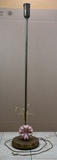 Vintage C Miller 1955 MCM Floor Lamp Pink Pottery Star Atomic Standing 53