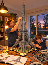 10,001-Piece Eiffel Tower Building Block Set Unbranded No Box picture