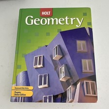Holt Rinehart and Winston Geometry Hardcover Textbook w/ Online Edition MPN picture