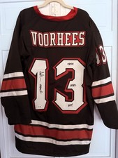 Voorhees #13 Autographed Hockey Jersey Black/Red/White Witnessed COA picture