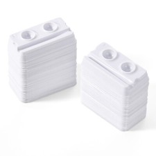 200pcs Disposable Dental Lab 2-Well Mixing Wells Bonding Composites PP Plastic picture