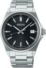 SEIKO SELECTION SBTH005 Chronograph Quartz Watch Black Dial Men's Tested Japan N picture