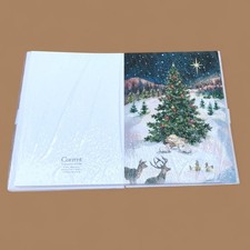 Current Expressions Of Faith Betty Whiteaker Manger Scene Christmas Cards 18 NEW picture