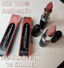 NIB 100%Authentic MAC Sleek Satin 8HR Full-Coverage Hydrating Lipstick,14 shades picture