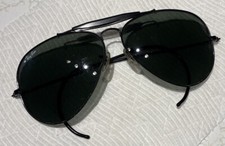 Vtg 80’s Ray Ban Aviator Sunglasses B&L Outdoorsman Survivors & Leather Case picture