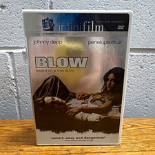 New Line Home Entertainment Blow DVD (2001) R Drama Widescreen Depp Tall Case picture