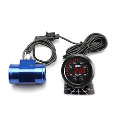ZHSYMX Universal 52mm Water Temperature Gauge with Joint Pipe: 38MM Blue, Red  picture