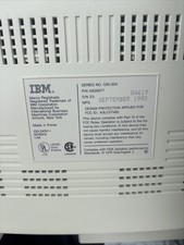 IBM PS/1 14” Color SVGA CRT Monitor 59G9977 1993 not tested picture