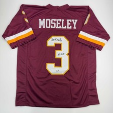 Autographed/Signed Mark Moseley 82 MVP Washington Football Jersey BAS COA picture