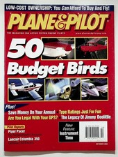 Plane & Pilot Magazine October 2003 Vol 39 No 10 Budget Birds Publisher Werner picture