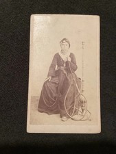 RARE 1860s CDV Photo “ Women Smoking A Hookah