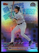1999 Topps #M18 Larry Walker Colorado Rockies All-Topps Mystery Finest Refractor picture