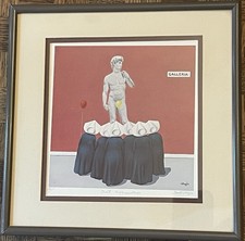 RARE Frank Whipple “Art Appreciation” Signed A/P  (Artist/Proof) – Wimple Nuns picture