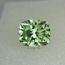 Precision Cut Mint Sapphire, 10.40 Ct Cushion Cut Loose Certified Gemstone picture