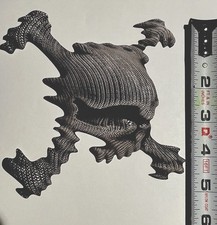 Oakley Scatter SKULL Chain Mail Decal / Sticker 5.5”x6” RARE Read Description picture