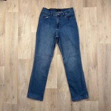 Lee Women’s Classic Fit Straight Leg Jeans – Blue Denim – Size 6 Short (Small) picture