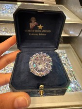 Crown of Light 100 Carat Rare Faceted Crystal Ring Size 7 Limited Edition picture