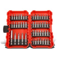 42Pcs Carbon Steel Screwdriver Insert 6.35 Bits Set Hex Pozi Phillips Slotted picture