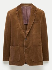 NWT J.Crew Ludlow Slim Fit Blazer 42R Italian Cotton Corduroy Brown BQ471 picture