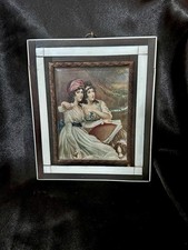 Antique Miniature Portrait Of The Frankland Sisters, 100+ Years Old picture