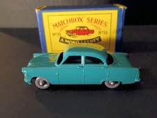 Matchbox #33A3 Ford Zodiac Sea Green VN/MINT In Solid Original B2 Box picture
