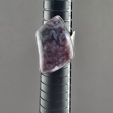 Vintage Estate Jay King DTR Ring Purple Stone Sterling Silver 925 Bypass 10.5 picture