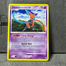 Pokemon Deoxys Speed Forme 26/146 Reverse Holo Rare Diamond & Pearl 2008 EN picture